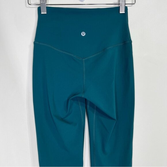 Lululemon NWOT Align V-Waist Mini-Flared Pant Storm Teal - Picture 8 of 11